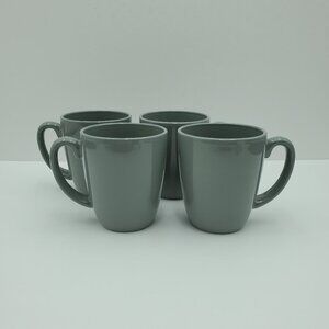 Corelle Gray Mugs Corelle Coordinates Slate Gray Stoneware Mugs